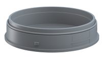 Werma 262.700.01 Mounting bracket for alarm light indicator, Grey, ABS/Polycarbonate, Floor mount, IP66