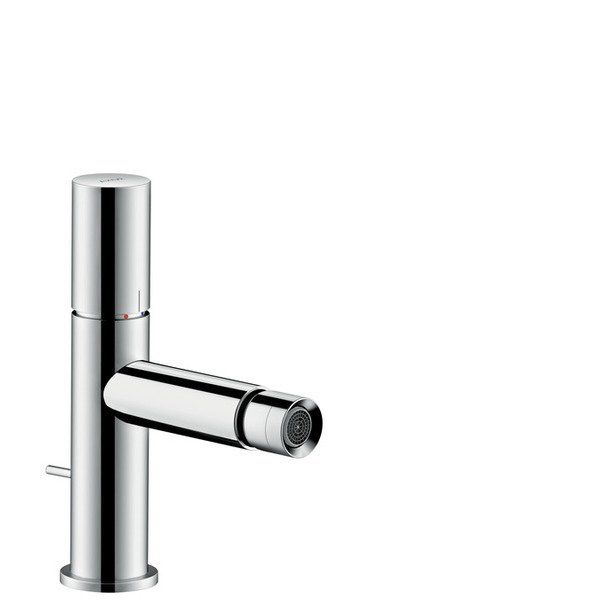 Axor Uno 3 bidetkraan met waste met zero greep chroom 45200000