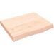 Maison Exclusive Chêne Bois massif Plateau 60x50x(2-6) cm Non traité