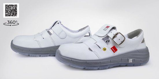 HKS Veiligheidssandaalschoen LADY 3M S1 Low Slipvast SRC-ESD - Wit - Maat 37