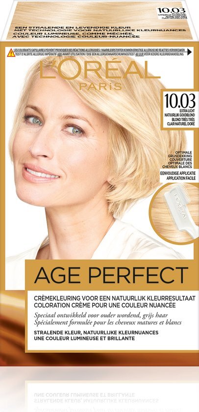 L'Oréal Age Perfect Color Age Perfect 10.03 - Extra Licht Goudblond - Haarverf