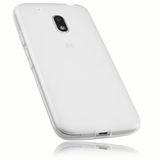 mumbi Hoes compatibel met Lenovo Moto G4 Play telefoonhoes telefoonhoes transparant wit