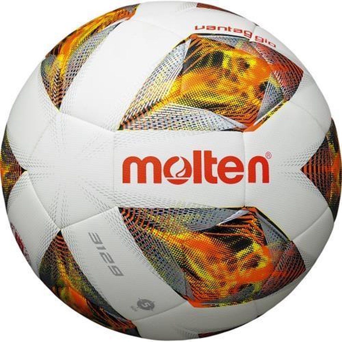 Molten zaalvoetbal A3129 wit/oranje