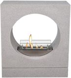 Xaralyn Milano Bio-ethanol doorkijkhaard - Betonlook - 2 KW