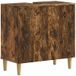 Maison Exclusive Meuble vasque DELFT, chêne fumé, 59,5 x 31,5 x 59 cm