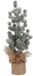 House of Seasons Kunstkerstboom in Jute - H45 x Ø23 cm - Groen Frosted