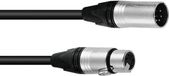 PSSO DMX-kabel XLR 5-pins 10 m schwarz Neutrik