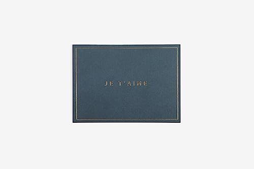 Dailylike - Wenskaart - Elk t'aime - 9,7 x 7 cm - Blauw