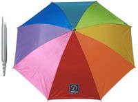 Atosa Parasol de plage Rainbow 240 cm UPF 50+