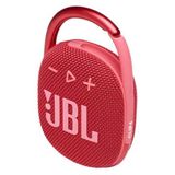 JBL CLIP 4 – Draagbare en lichte Bluetooth-luidspreker met geïntegreerde karabijnhaak, waterdicht en stofdicht, 10 uur batterijduur, rood
