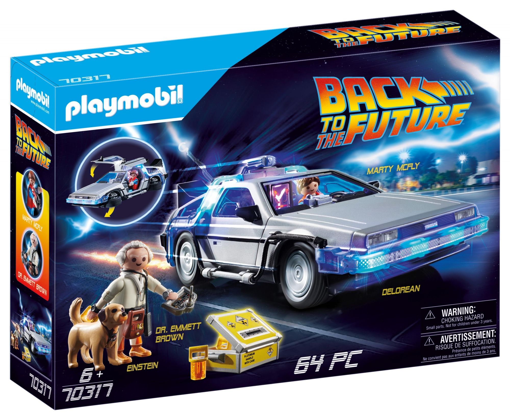 PLAYMOBIL 70317 Back to the Future DeLorean Speelgoedset - Multicolour