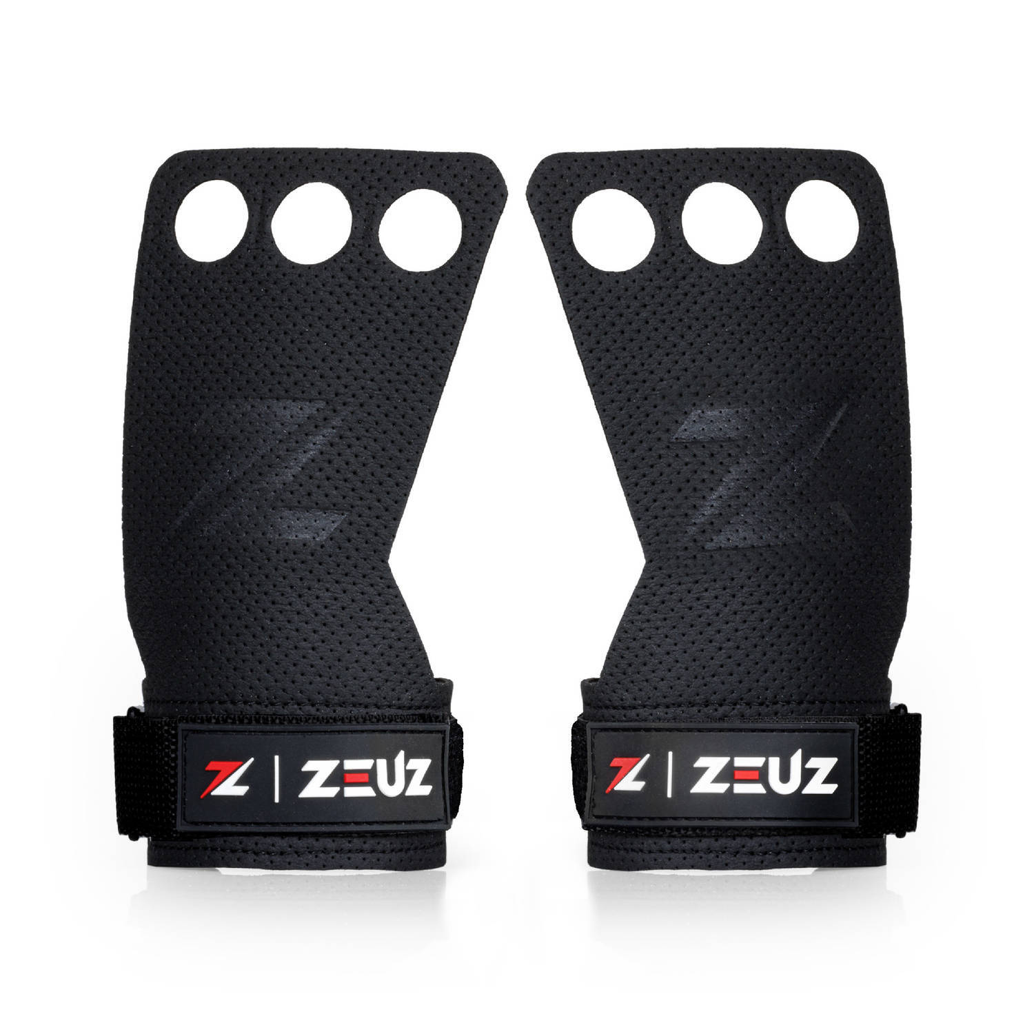 ZEUZ ZEUZ® Fitness & Crossfit Grips – Sport Handschoenen – Turnen – Gymnastics – Zwart – Maat XL
