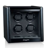 Heisse & Söhne - 70019-220.11 - Horlogeopwinder - voor 4 horloges - Madrid 4 - Zwart hoogglans