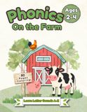 Phonics on the Farm ABC Coloring Book for Ages 2-4