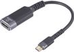 Renkforce RF-6798310 USB-C / DisplayPort Adapterkabel Zwart-grijs 0.20 m