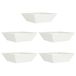 vidaXL Plantenbak 5 st wit 50 x 50 x 15 cm koudgewalst staal