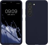 kwmobile telefoonhoesje geschikt voor Samsung Galaxy S23 - Hoesje met siliconen coating - Smartphone case in deep ocean