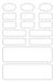 AVERY Zweckform 63026 Naamstickers voor kleding, 15 stuks, textiellijm voor kinderkleding, zelfklevend, permanent hechtend, beschrijfbare naamstickers voor kleuterschool, school
