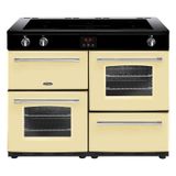 Belling Farmhouse 110 Ei Range Cooker - Cream - Induction Hob - 3 Ovens