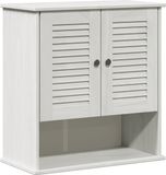 vidaXL Badkamerkast VIGO Wit en Antiek Wit 67,5 x 34 x 71,5 cm
