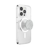PopSockets Ronde telefoongreep compatibel met MagSafe, inclusief adapterring, telefoonhouder, compatibel met draadloos opladen - Fata Morgana Chrome