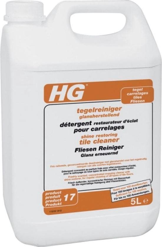 HG Tegelreiniger Glans - 5L - 100 Dweilbeurten