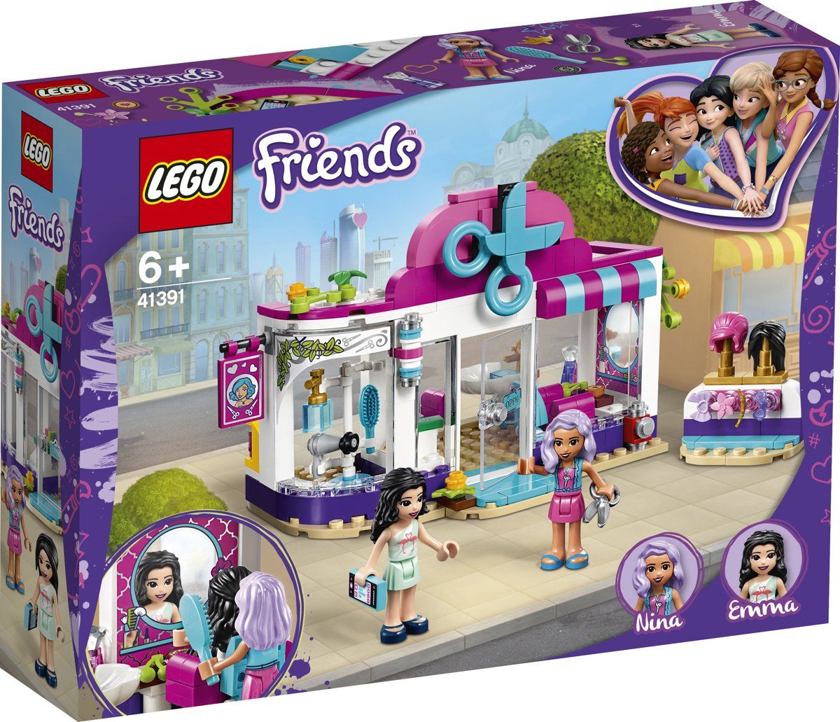 LEGO Friends Heartlake City Kapsalon - 41391 | Bouwset | 4+ jaar