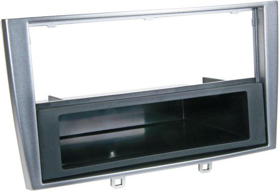 2-DIN Paneel met opbergvak Peugeot 308 (2007-2014) - Zilver