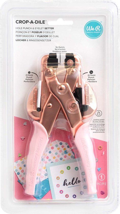 We R Makers Crop-A-Dile Rose Gold