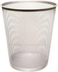 Q-CONNECT Papiermand 19 Liter Metaal Zilver