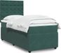 Maison Exclusive - Sommier à lattes de lit avec matelas vert foncé 100x200 cm