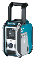Makita DMR115 Werkplek Radio - FM/DAB/DAB+ - Bluetooth - USB - Zwart/Blauw