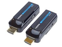 PremiumCord HDMI-extender tot 50 m via enkele Cat6 patchkabel, compatibel met Full HD 1080p 60Hz