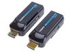 PremiumCord HDMI-extender tot 50 m via enkele Cat6 patchkabel, compatibel met Full HD 1080p 60Hz