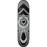 Blueprint Home Heart Skateboard (20 cm - Wit)