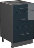 Vicco Fame-Line Ladeblokken – 50 cm, WB Eik Blauw Donker hoogglans