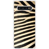 Samsung Galaxy S10 Zebre Verstevigd hoesje met sublimatie bedrukking
