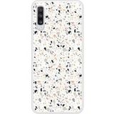 Samsung Galaxy A70 Terrazzo color verstevigd hoesje met sublimatie bedrukking