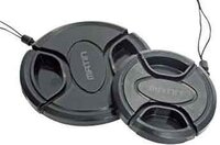 Matin Lensdop met Elastiek 77 mm - Zwart