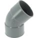 Nicoll - Coude 45° PVC Évacuation Femelle Femelle Ø63