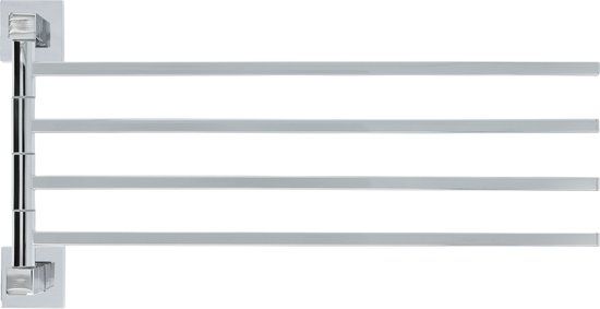 QUVIO Handdoekenrek - 44,5 cm - RVS - Zilver