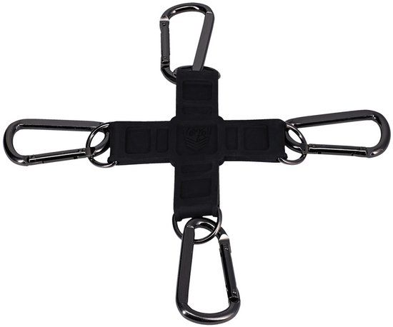 Doc Johnson Tactische Hogtie bondage set - Zwart