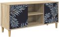 vidaXL TV-meubel DOKKUM 102 x 33 x 50 cm Sonoma Bewerkt hout