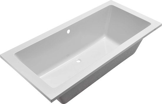 Wiesbaden Santino Inbouw Ligbad - 180x80cm - Wit - Acryl