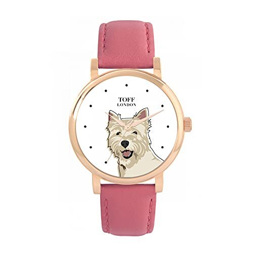 Toff London West Highland Terrier Hoofd Hondenhorloge