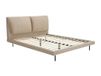 Vente-unique Cadre de lit Ibedia Velours Taupe