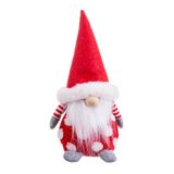 BigBuy Christmas Kerstversiering Rood Veelkleurig Hout Zand Stof 26 cm