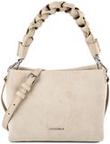 COCCINELLE Leren handtas schoudertas Boheme Handbag Suede Grainy Leather Sandshell / Sandshell beige