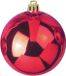 Europalms Christbaumkugel 20cm, Rot, Kunststoff, Glänzend