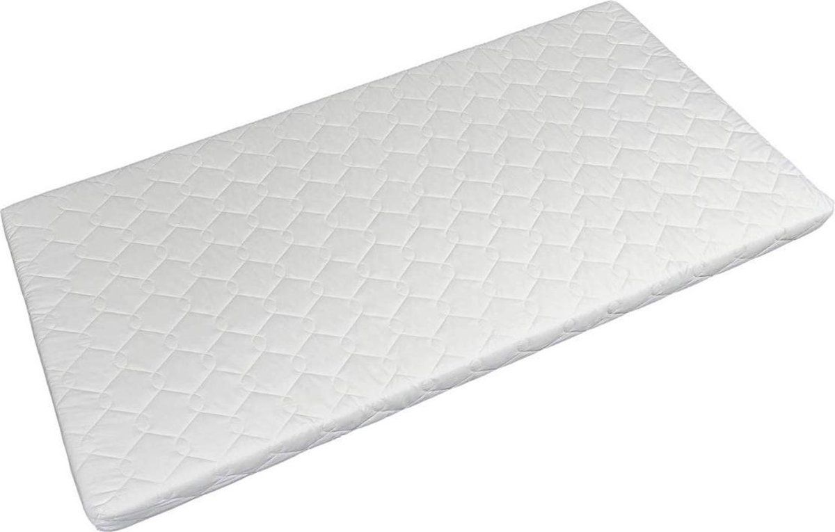 Viking Choice Kindermatras - 80x160 cm - Wit - Wasbare hoes